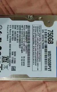 هارد دیسک لپ تاپ 750گیگ