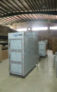 سرد خانه 3کابین محل نگهداری جسد سردخانه بیمارستانی