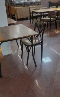 صندلی لهستانی چوبی فلزی