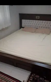 تخت دو نفره سایز ۱۸۰ در ۲ متر با دو تا پاتختی