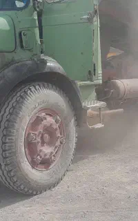 گودبرداری بالودر وحمل شن شسته بادامی ومخلوط