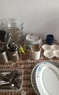 دیگ روحی،تسویه اب،ظرف و ظروف همه باهم