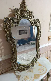 آیینه و شمعدان برنج