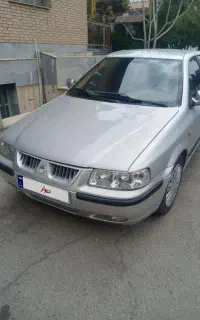 سمند مدل 86 دورنگ سقف و ستون پلمپ