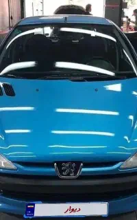 پژو ۲۰۶)معاوضه با خودرو تصادفی چپی و خریدار تصادفی