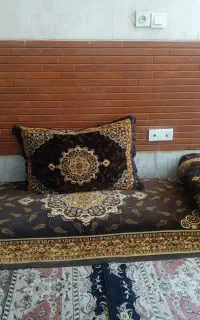 سلام شیش عددکناره  بامتکا پشتی قالینی
