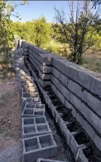 اوستا بنا بلوک چینی دیوار چین سیمان کاری تیغه چنی