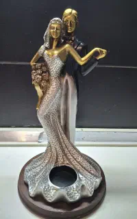 مجسمه  برنز  جا شمعی