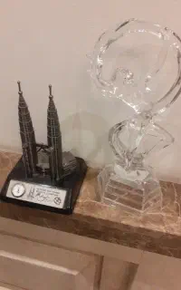 دوعدد مجسمه تزیینی