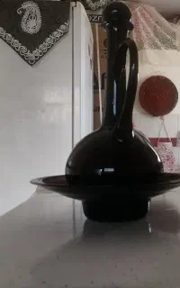 گلاب پاش شیشه ای مشکی