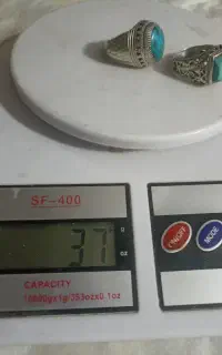 انگشتر دست تراش با نقره 990