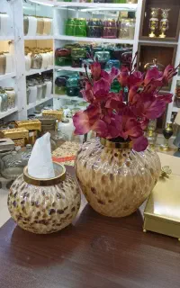 ست گلدان و جا دستمال کاغذی