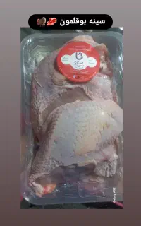 گوشت گرم و تازه بوقلمون با کالا برگ