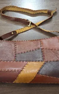 کیف چرم طبیعی دست دوز