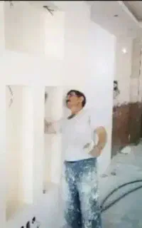 نقاشی ساختمان رنگ آمیزی کناف دیوار سقف