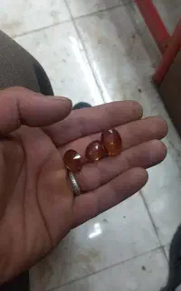 سه عدد نگین تراش دار الکساندریت هفت رنگ