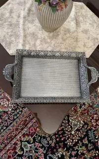 سینی مجلسی پایه دار پیوتر