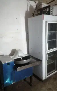 دستگاه سبزی خردکن و یخچال فریزر ایستاده