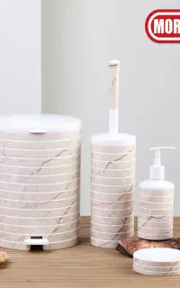 ستهای پنچ پارچه سطل و برس سرویس بهداشتی