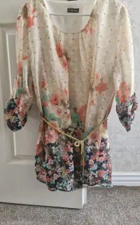 تونیک حریر (یکی دوبار پوشیده شده)