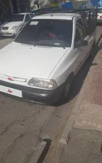 پراید وانت با لاینربدون رنگ کم کار