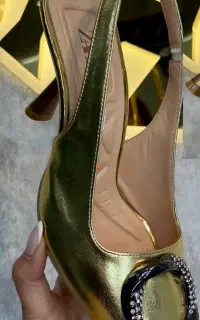 کفش مجلسی طلایی