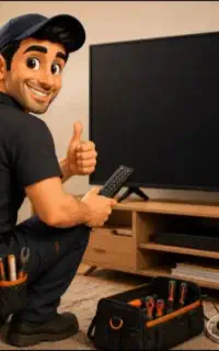 نصب آنتن تلوزیون وبراکت