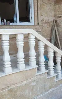پله نرده سنگی
