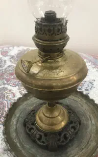چراغ لمپا جک دار عتیقه
