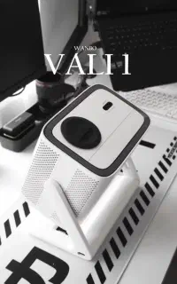 پروژکتور Wanbo Vali 1 Pro  با پایه و هوشمنده