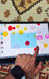 لپتاپ لاکچری خاص خوشگل سبک نازک لمسی  قدرت و کیفیت