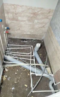 لوله کشی آب فاضلاب لوله بازکنی فنرزنی.تخریب