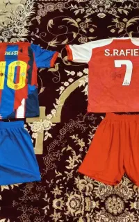 لباس ورزشی لیونل مسی منتخب و سروش رفیعی