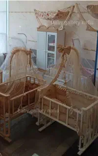 گهواره سنتی سیسمونی نوزاد تخت کنار مادر مدلd