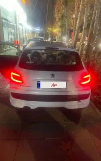 پژو۲۰۷مدل ۱۴۰۳سفید ارتقا فول پانا ۸۵گانه