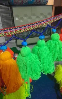 باسلام یک عدد شیردنگ با نقش گل گژدین