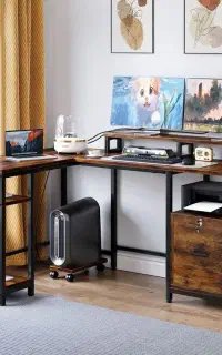 کد۱۰۷ میز ال/میز تحریر چوبی/میز کامپیوتر /میز۱۰۷