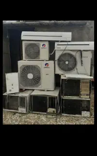 مشتری فرسوده خراب کولر پنجرای دوتیکه