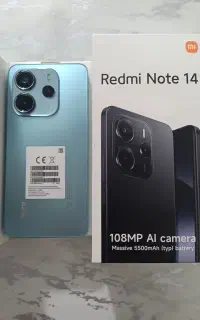 گوشی شیائومی Redmi NOTE 14 درحدنو حافظه 256 رام 8