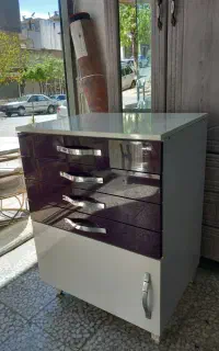 کابینت تمام ام دی اف هایگلاس اصل مخصوص زیر سماور