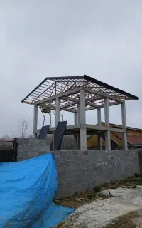 سربندی فلزی و چوب نصب ورق حلب