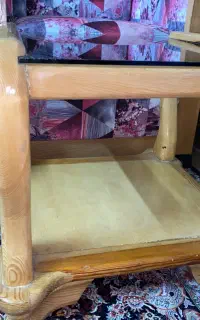 گل میز چوبی زیبا و جادار