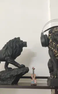 ۲عدد مجسمه مدل شیر