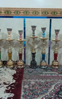 تعداد ۱۰ عدد قلیان حاج اوغلی سالم تمیز اماده