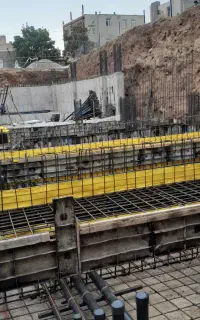 شناژ کار ساختمان