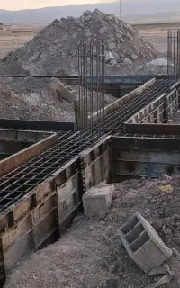 آرماتوربندی و شناژبندی ، قالب بندی و صفحه گذاری