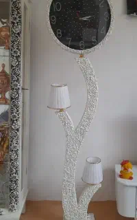 ساعت ایستاده آباژور دار