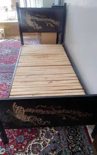 تخت فلزی تک نفره