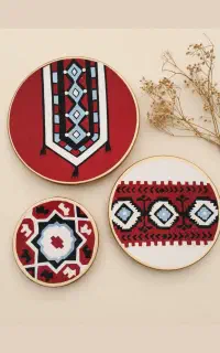 بشقاب سفالی طرح سنتی