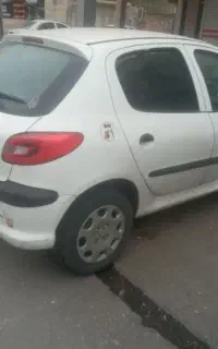 ماشین 206خونگی تمیز تمیز به علت گرفتن وسیله ای